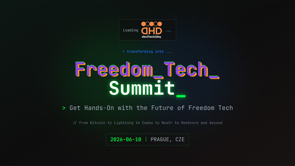 Freedom Tech Summit 2026 Prague
