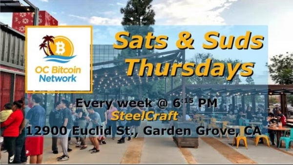 Thursday Bitcoin Social - Garden Grove