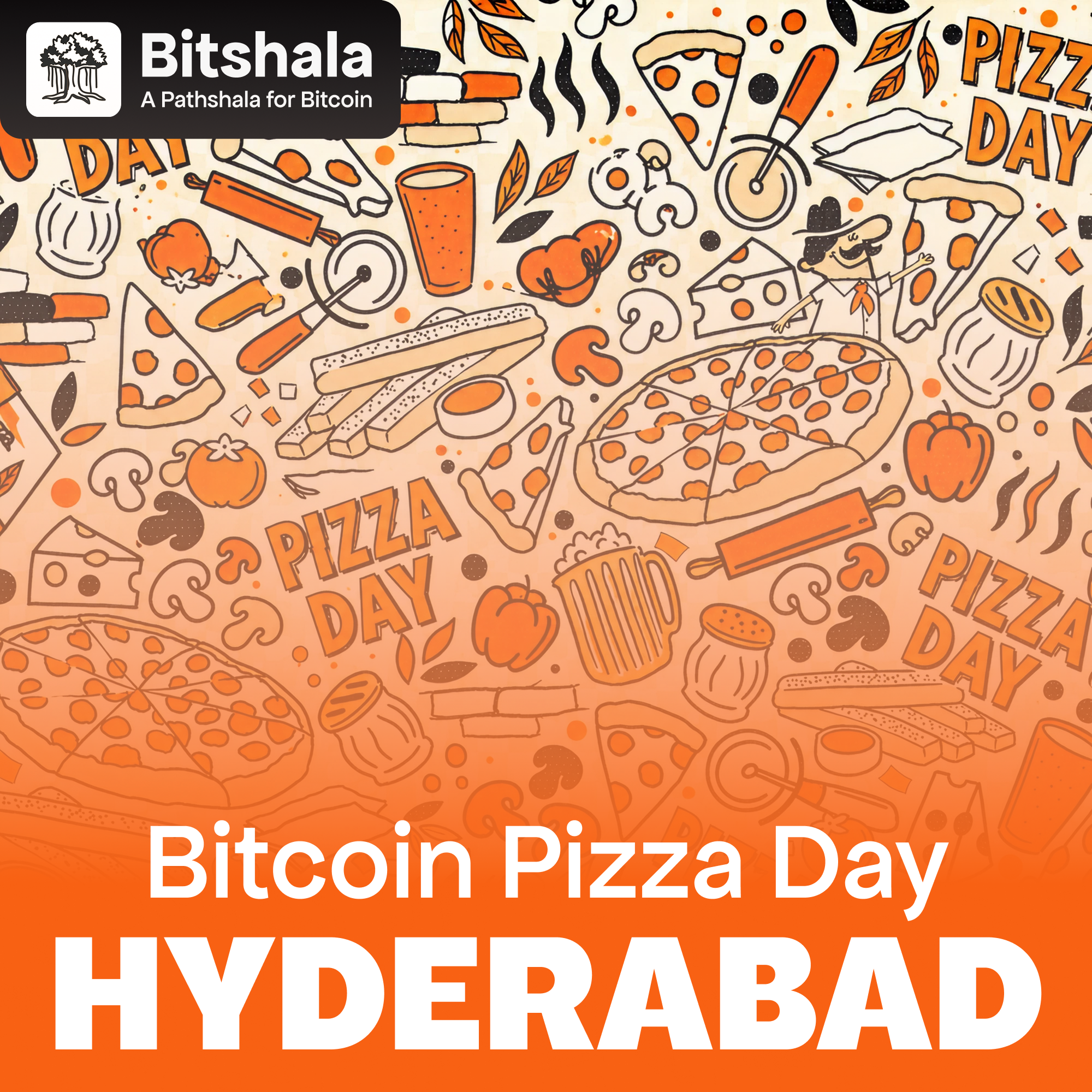 Bitcoin Pizza Day with Bitshala (Hyderabad)