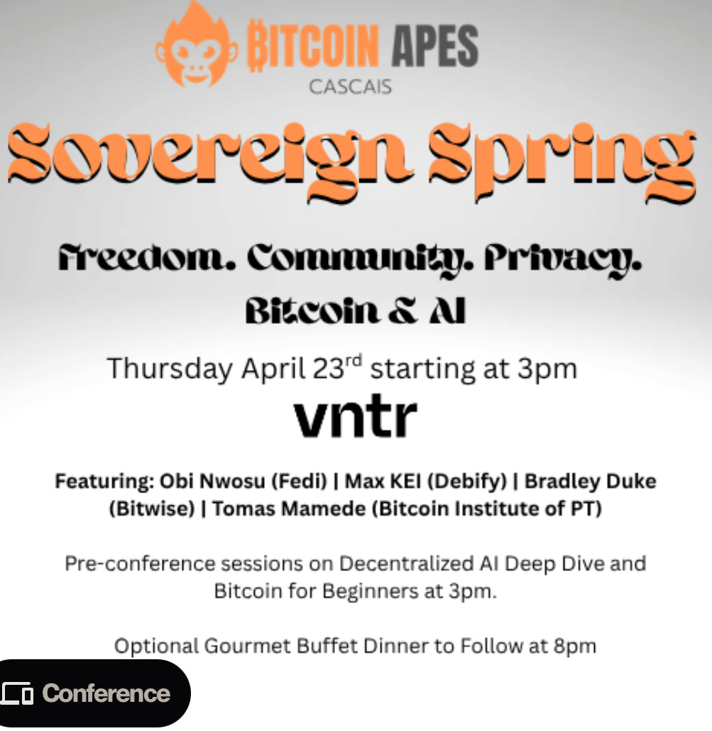 Bitcoin Apes Cascais Unconference