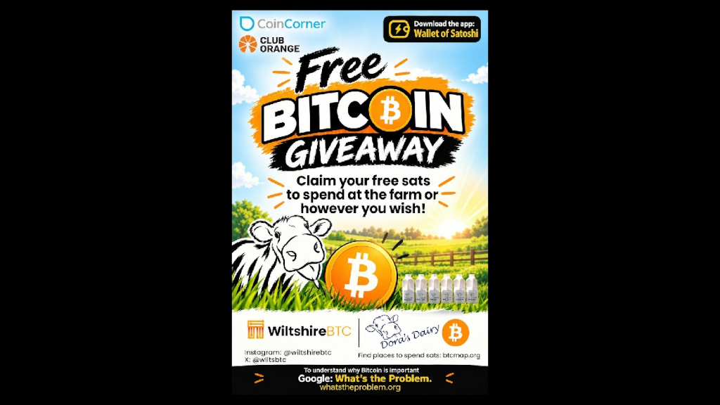 Dora’s Dairy Big Feed Up – Bitcoin Giveaway & Kickstart a Circular Economy!