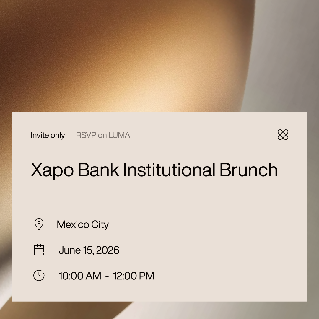 Xapo Bank Institutional Brunch