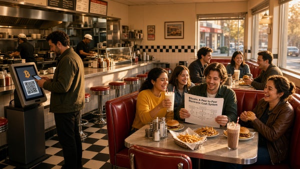 Bitcoin Whitepaper Day Lunch at Steak 'n Shake