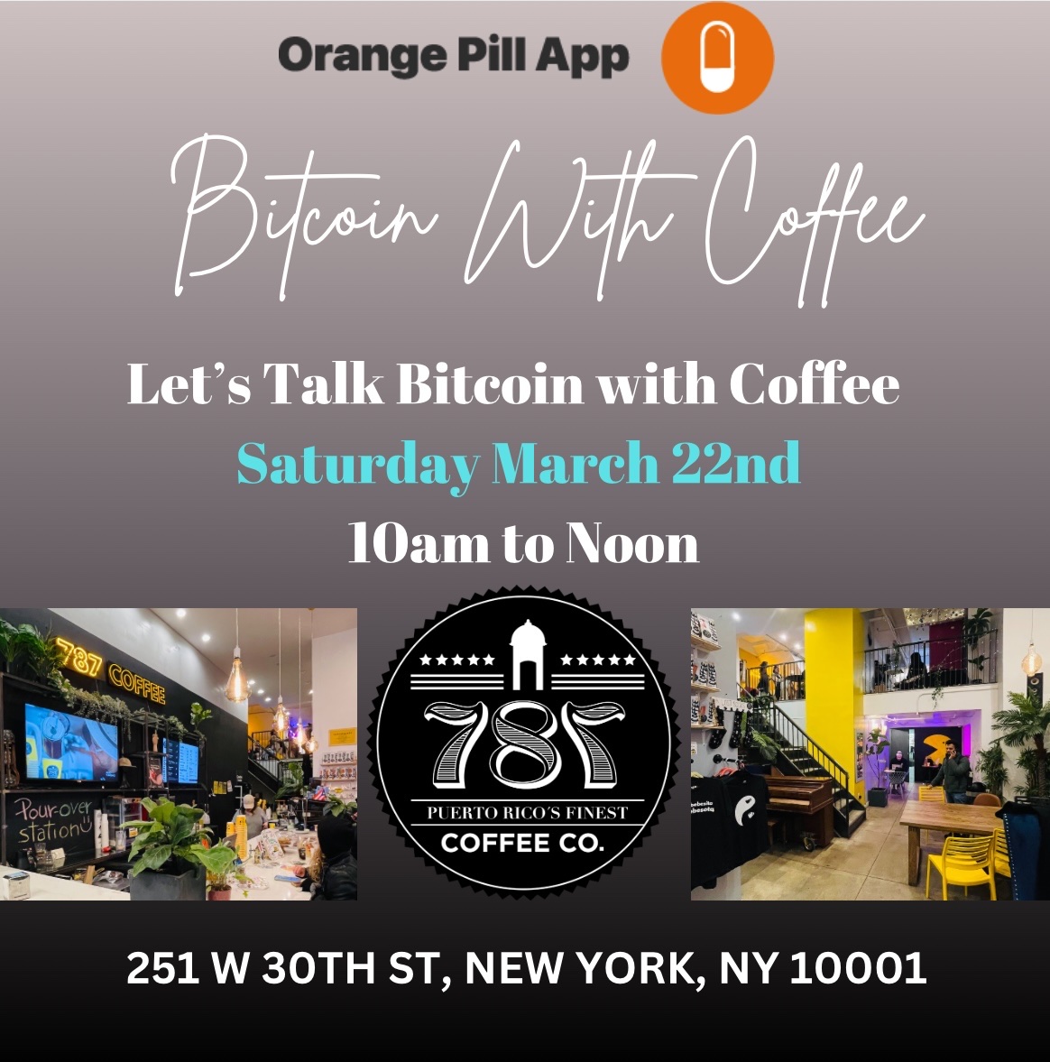 Orange Pill App Bitcoin With Coffee