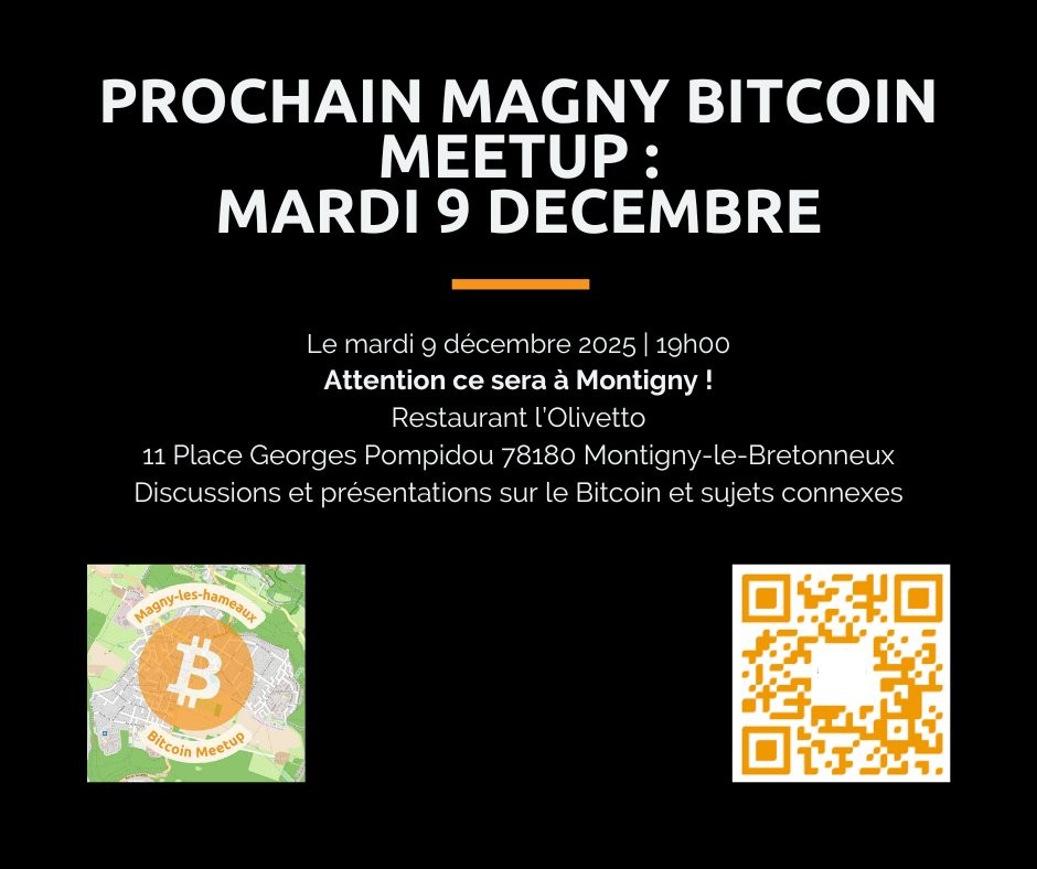 Magny Bitcoin Meetup de Décembre 2025