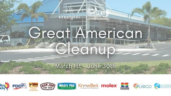 Community Cleanup with Keep Pinellas Beautiful