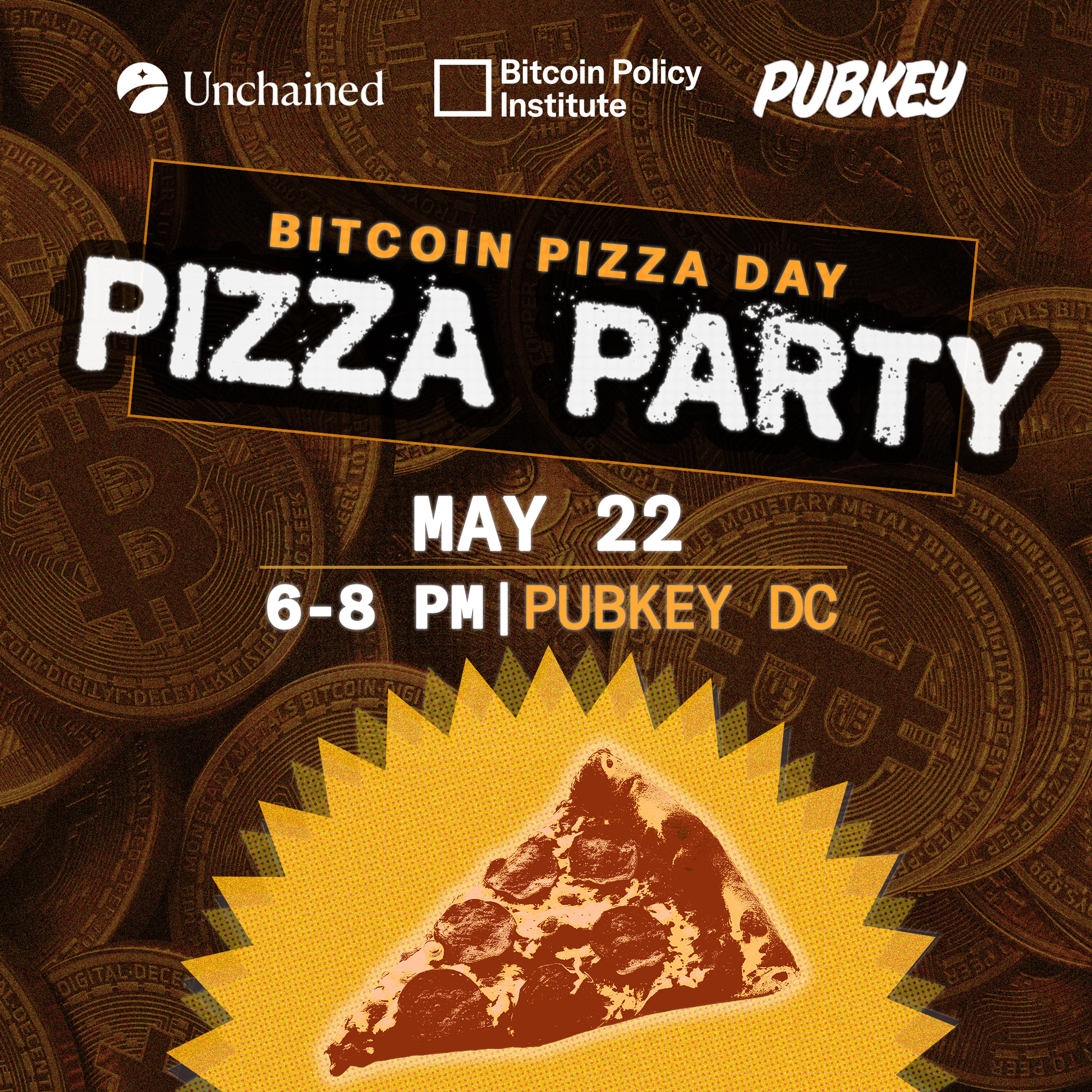Bitcoin Pizza Day Celebration at PubKey DC
