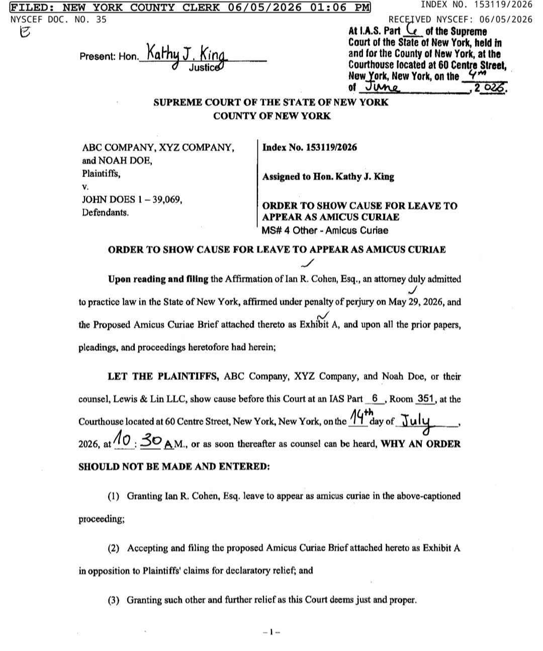 Noah Doe Court Date - 3.8 Million Bitcoin at Stake