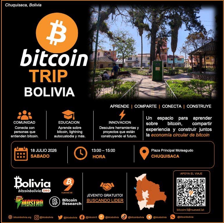 Bitcoin Trip Bolivia - Monteagudo