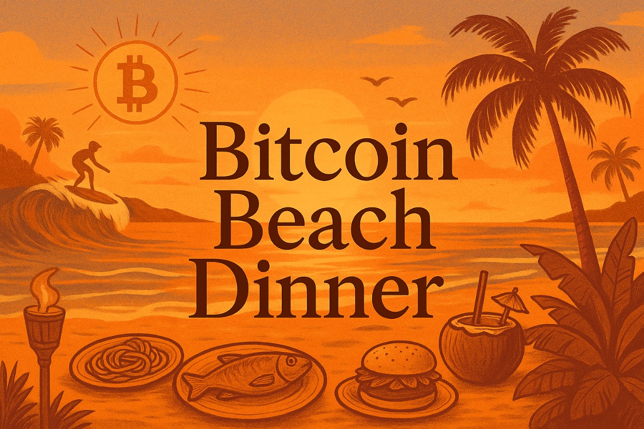 Bitcoin Beach Dinner 