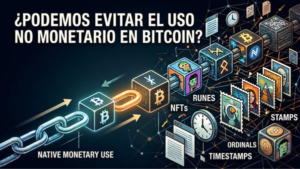 ¿Podemos evitar el uso no monetario en Bitcoin?