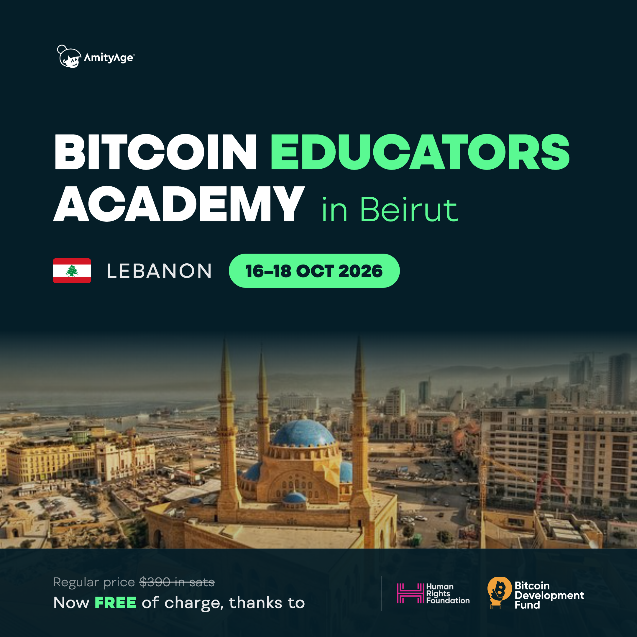 Bitcoin Educators Academy in Lebanon, Beirut