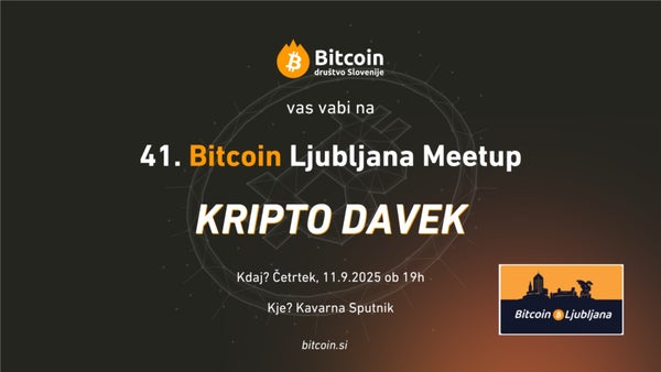 41. Bitcoin Ljubljana Meetup - Kripto davek