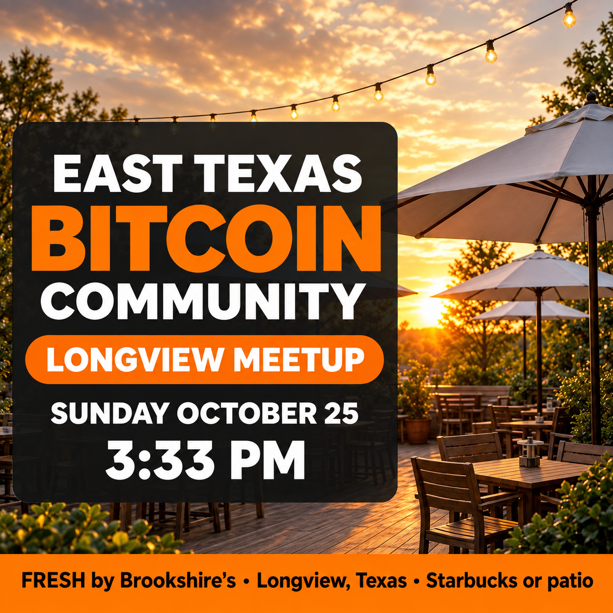 East Texas Bitcoin Community - Longview Meetup
