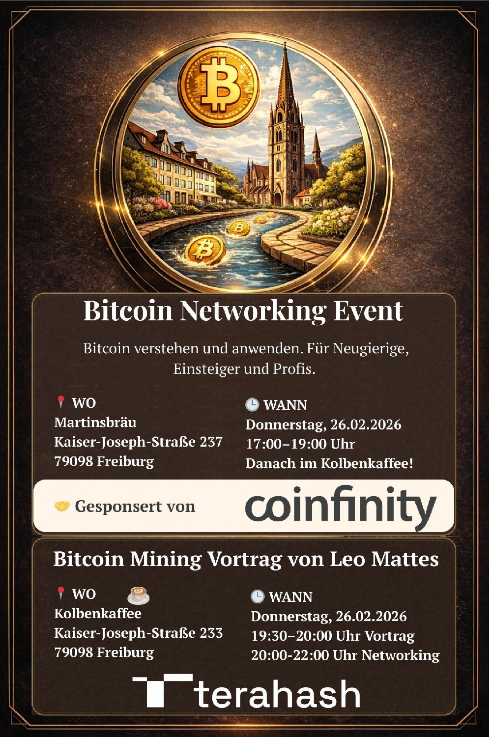 Bitcoin Stammtisch & Vortrag Leo Mattes