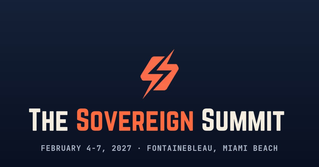 The Sovereign Summit 2027 Miami Beach