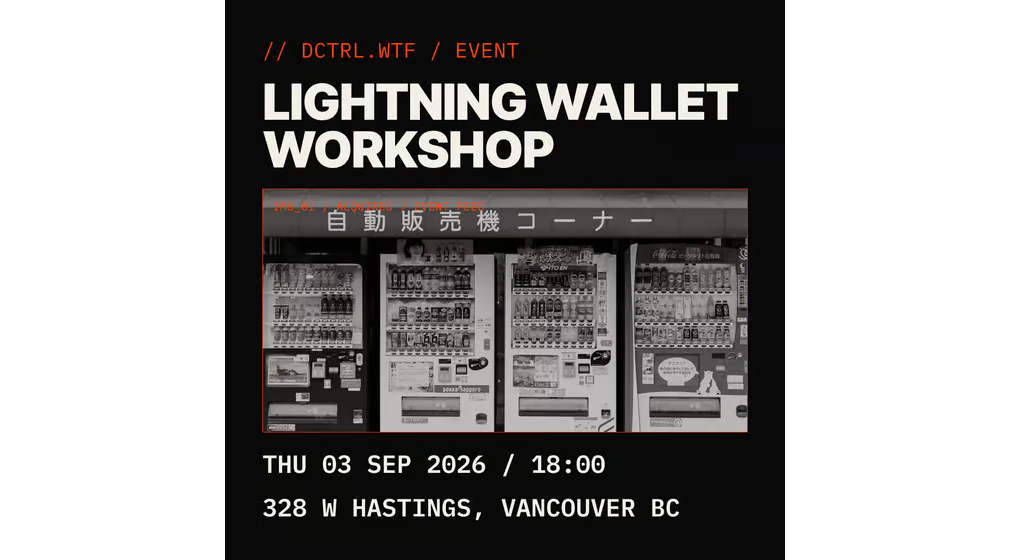 Lightning Wallet Workshop @ DCTRL