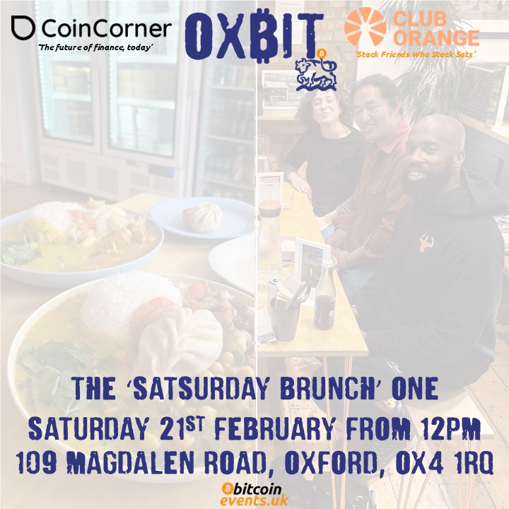 Ox₿it -  The 'SATSurday ₿runch' One