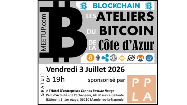 03/07/2026 @ Cannes/Mandelieu - Les Ateliers du Bitcoin (niveau amateur)