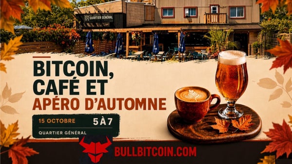 Bitcoin, café et apéro d’automne