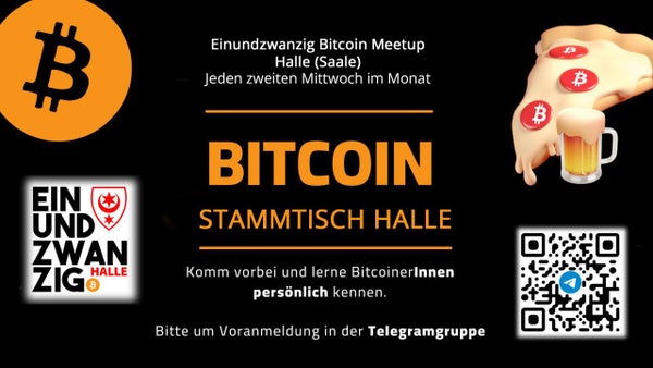 Einundzwanzig Bitcoin Meetup Halle Saale - der Krypto Stammtisch 
