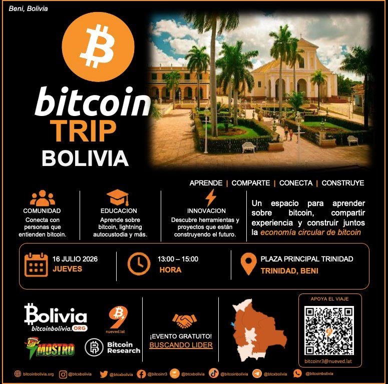 Bitcoin Trip Bolivia - Trinidad