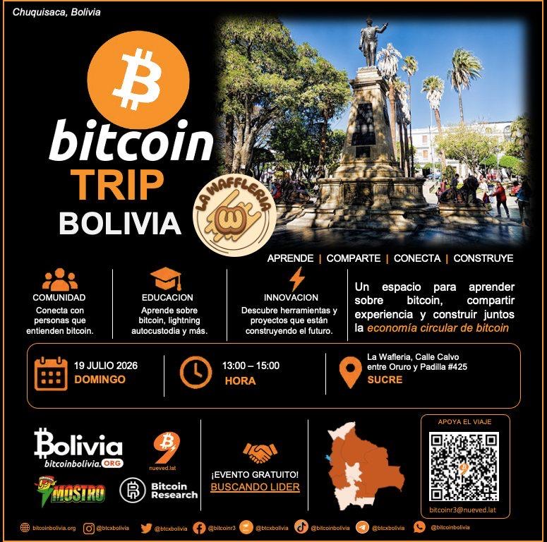 Bitcoin Trip Bolivia - Sucre