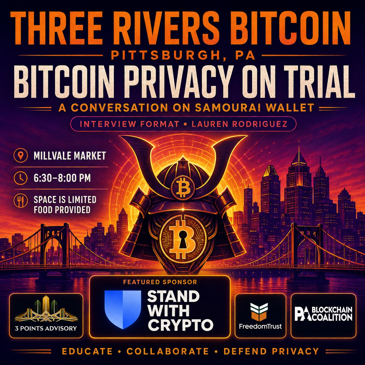 BTC Privacy: Lauren Rodriguez in Person Event