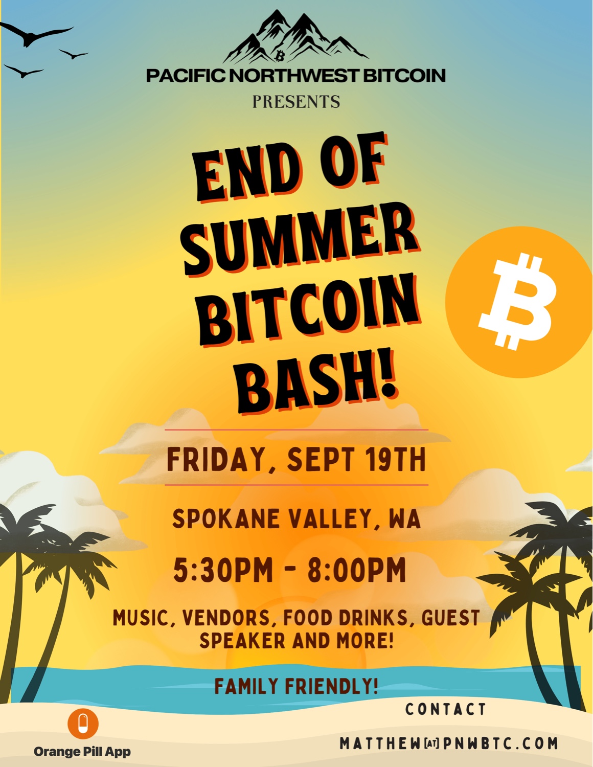 End of Summer Bitcoin Bash