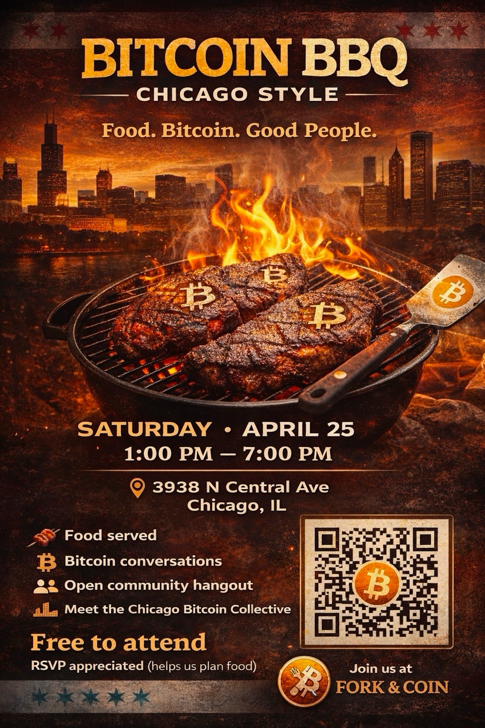 Bitcoin BBQ - Chicago Style