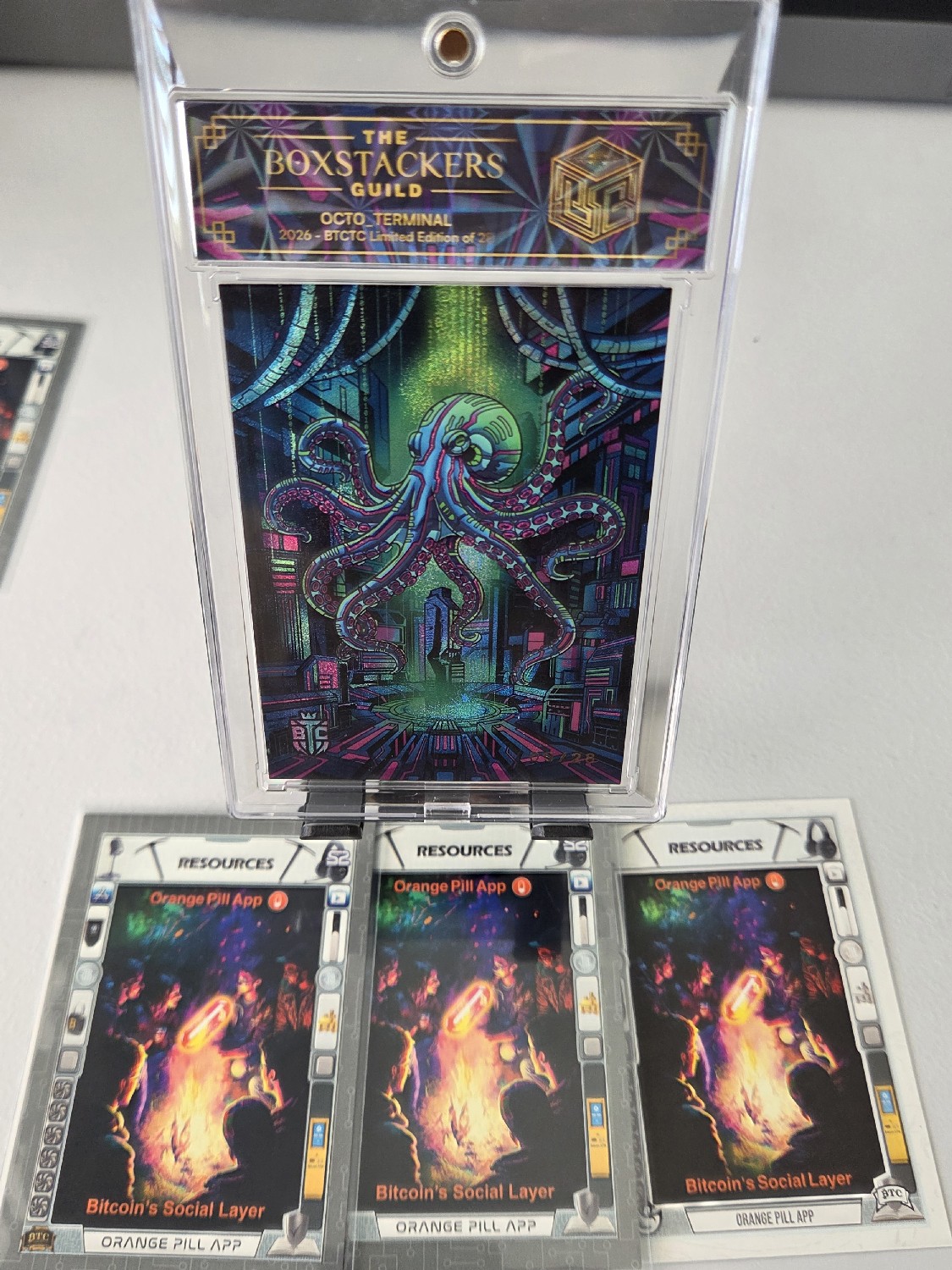 Bitcoin Trading Cards and Chill