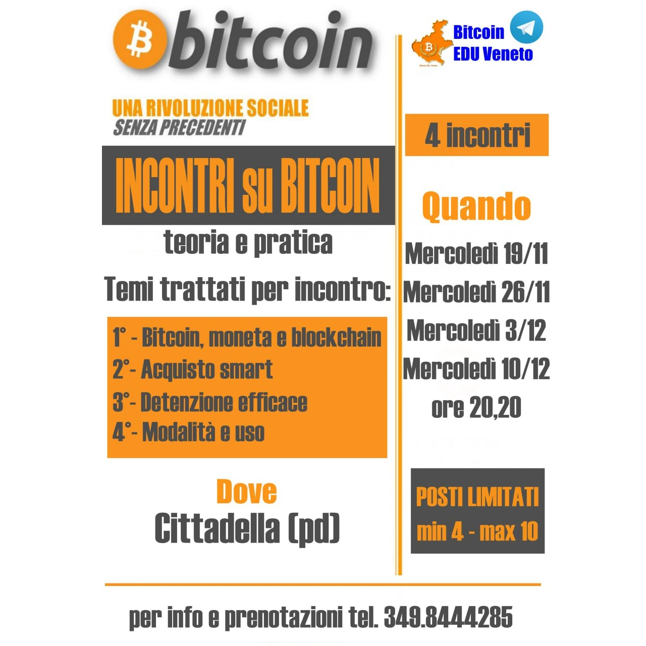 Incontri su Bitconi 3/4