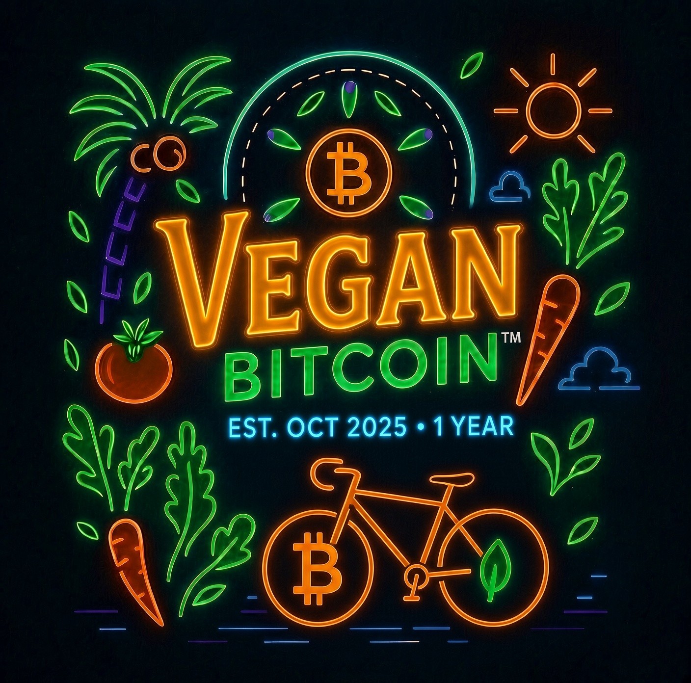 Vegan Bitcoin™ 1-Year Anniversary