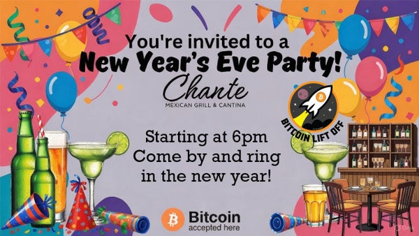 Bitcoin Lift Off New Year's Eve Party!