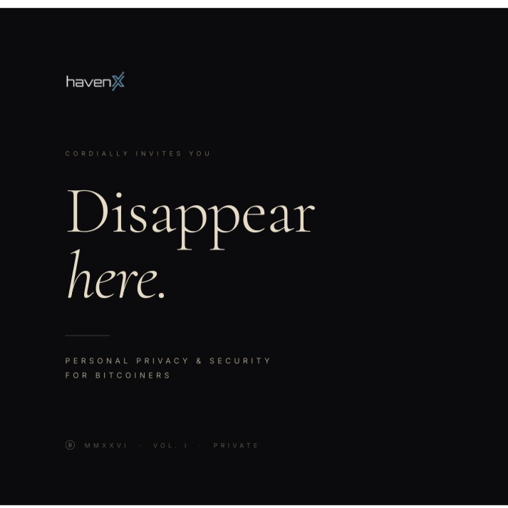 Disappear Here: Personal Privacy & Security for Bitcoiners | PubKey NYC