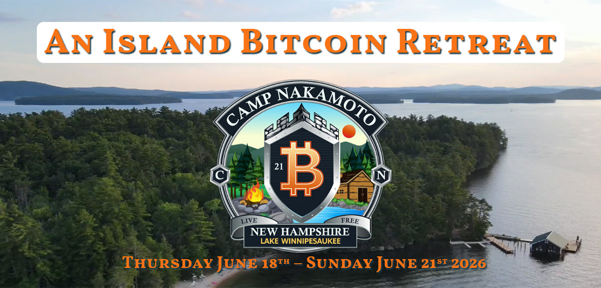 Camp Nakamoto 2026 – An Island Bitcoin Retreat