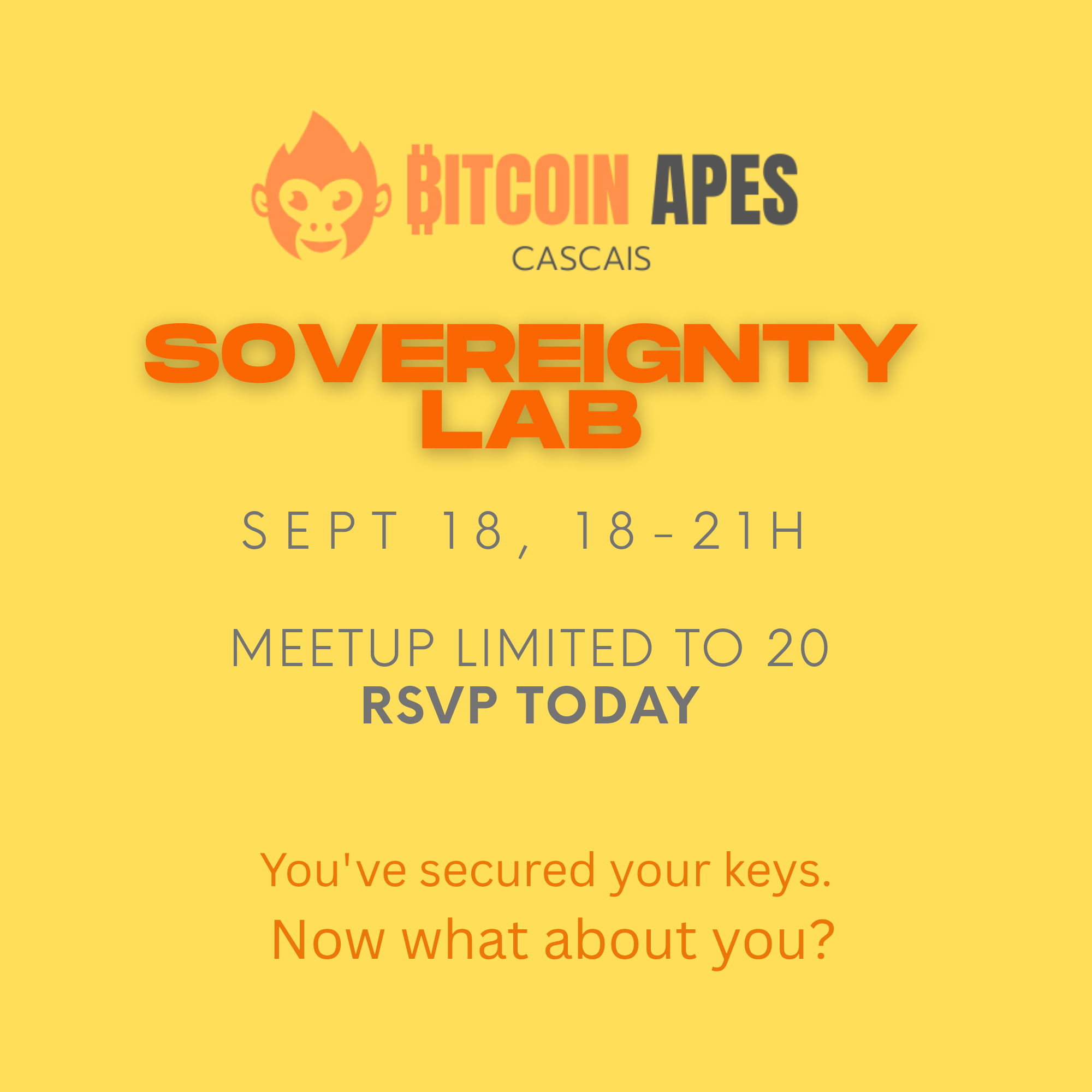 Bitcoin Apes Cascais — Sovereignty Lab