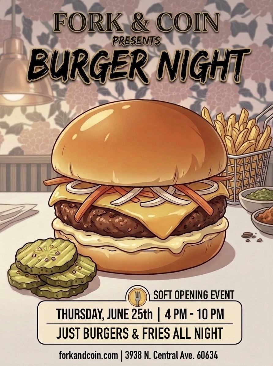 Fork & Coin Burger Night