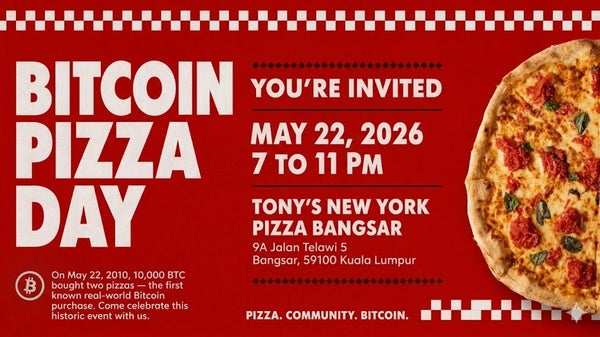 Bitcoin Pizza Day Celebration at Tony's New York Pizza! 🍕₿