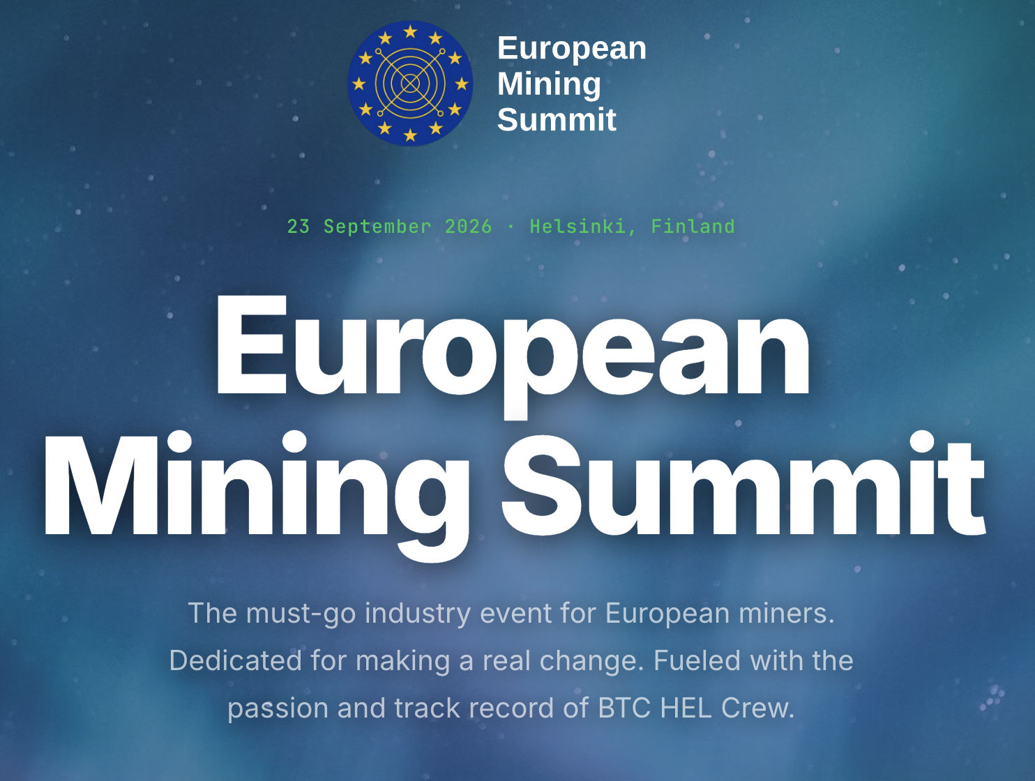 European Mining Summit