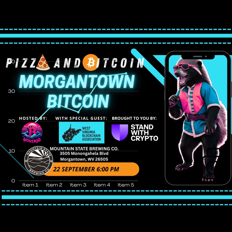 Morgantown Bitcoin: Meet and Greet with the West Virginia Blockchain Assocoation