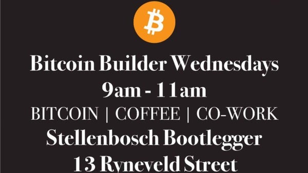 Bitcoin Builder Wednesdays