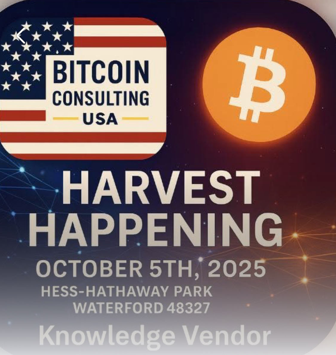 Waterford Bitcoin Harvest Happening