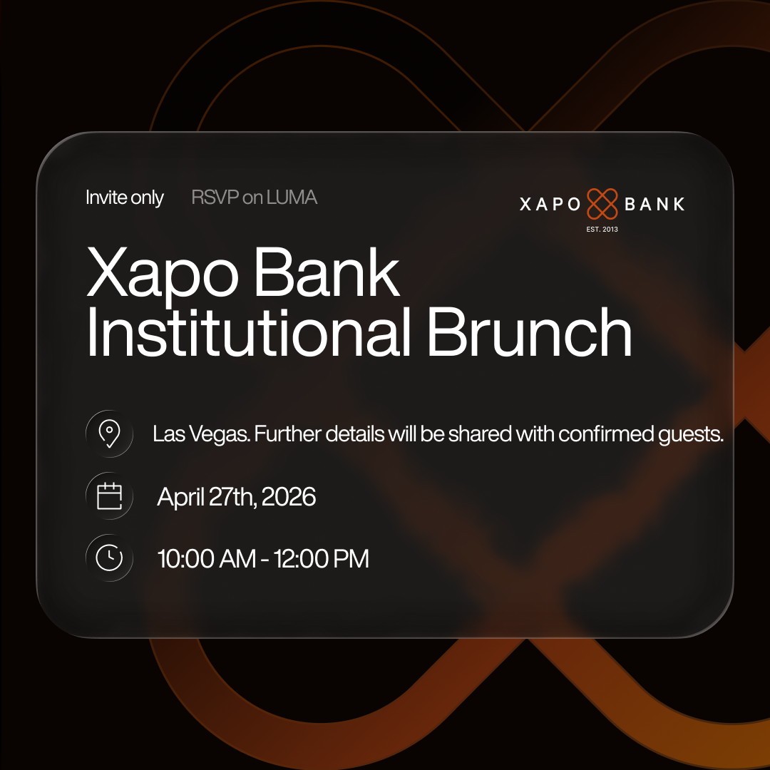 Xapo Bank Institutional Brunch in Las Vegas
