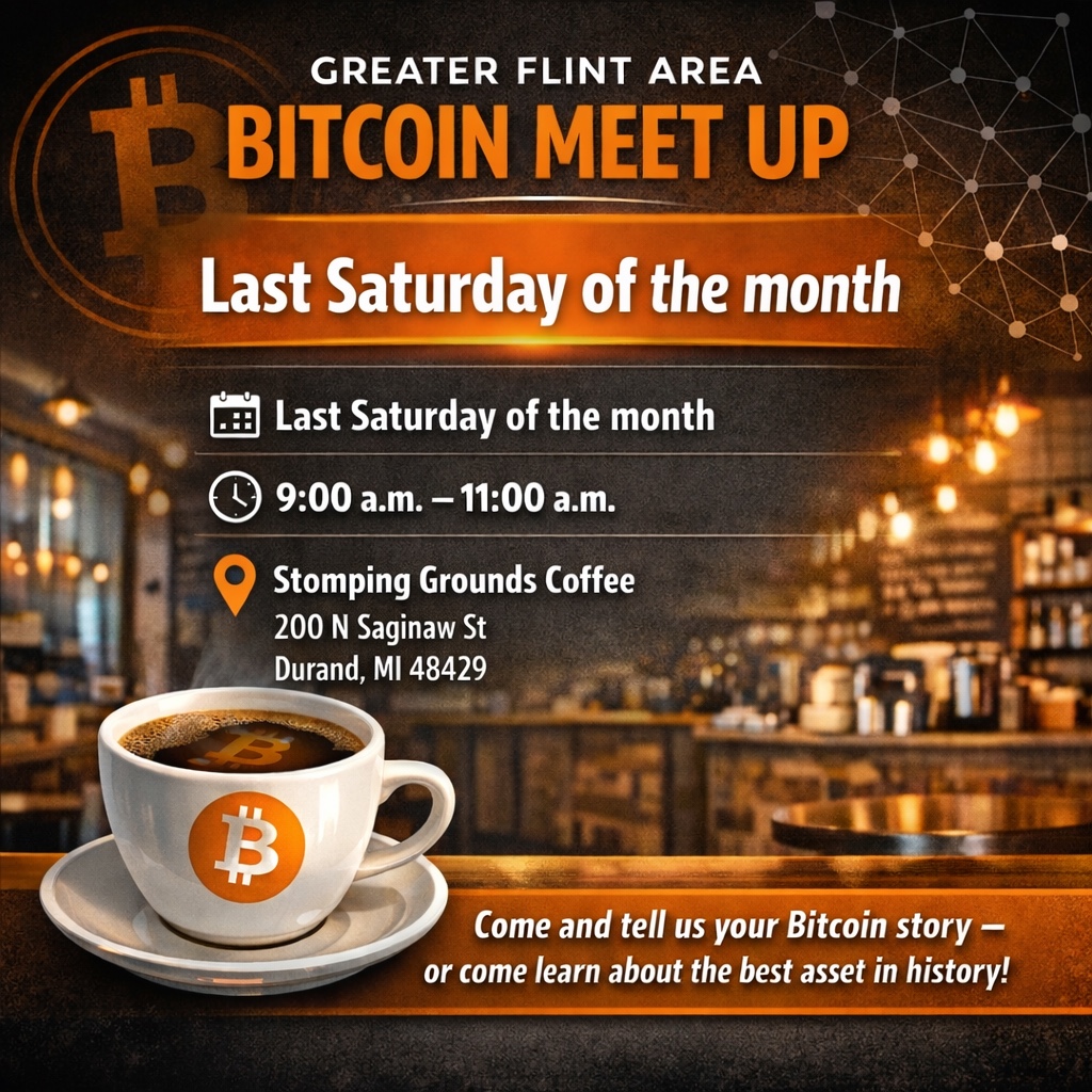 Greater Flint Area Bitcoin Meet Up