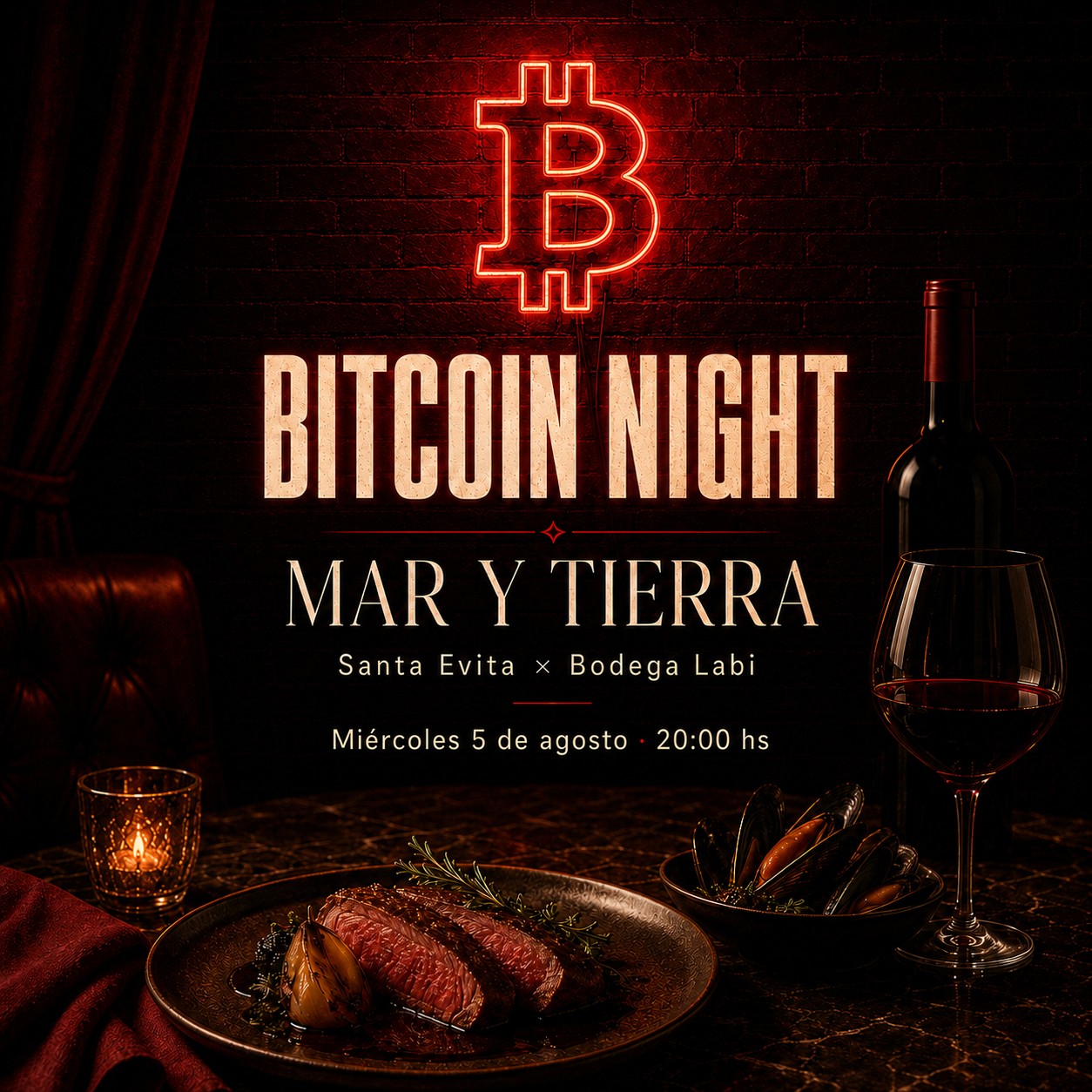 Bitcoin Night edición Mar y Tierra