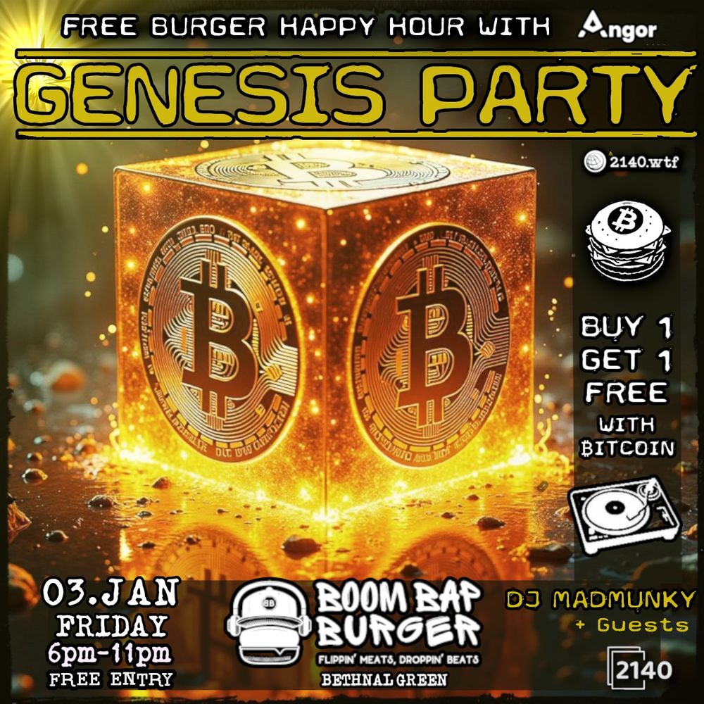 JAN 3 - GENESIS PARTY 🥳🎉