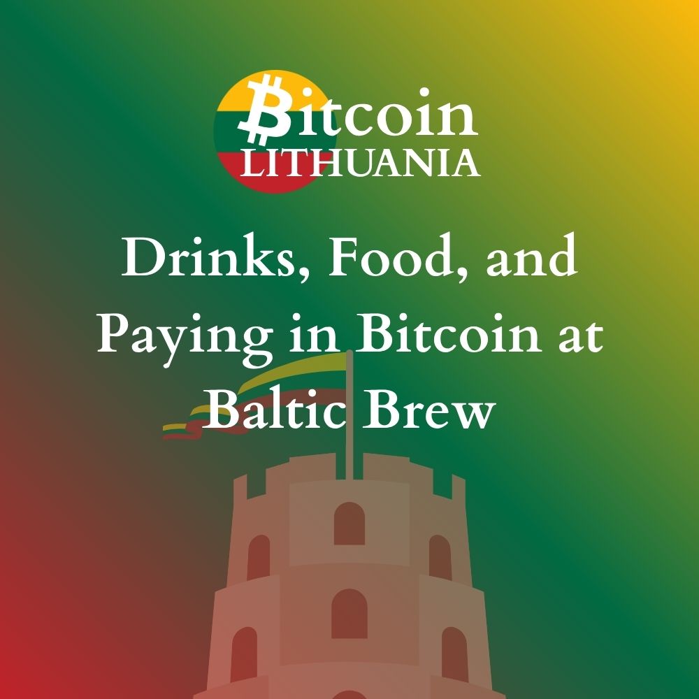 Bitcoin Meetup: Drinks, Food, and Paying in Bitcoin at Baltic Br
