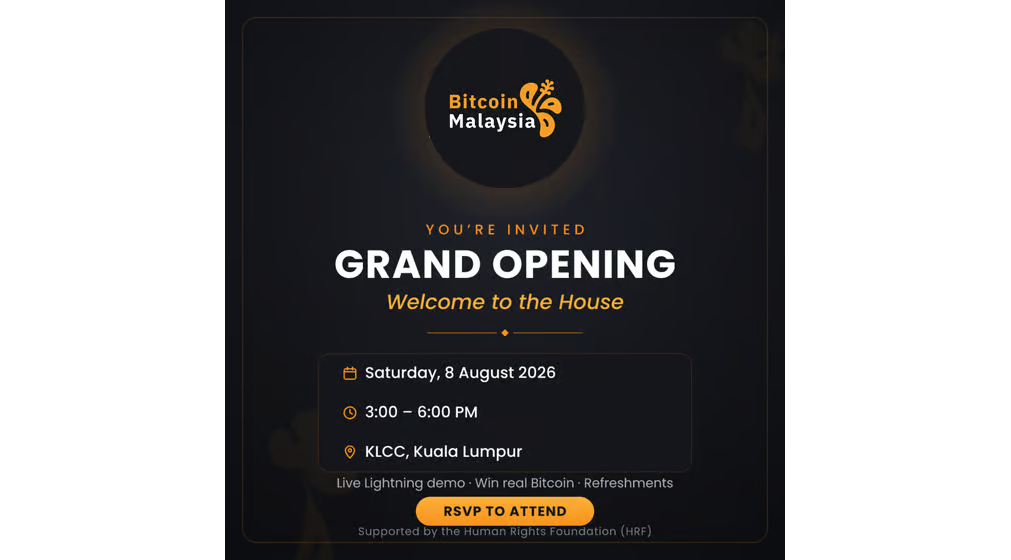 Bitcoin House Malaysia — Community Soft Launch