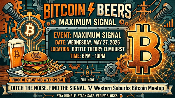 ⚡ BITCOIN & BEERS: MAXIMUM SIGNAL 🍺 🟠